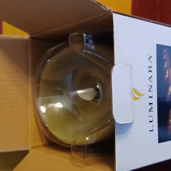 Lot of 2 Luminara Sage Green Forest Scented Flameless Candles - Picture 4 of 4